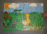 Puzzle géant 30 p : canards vignette